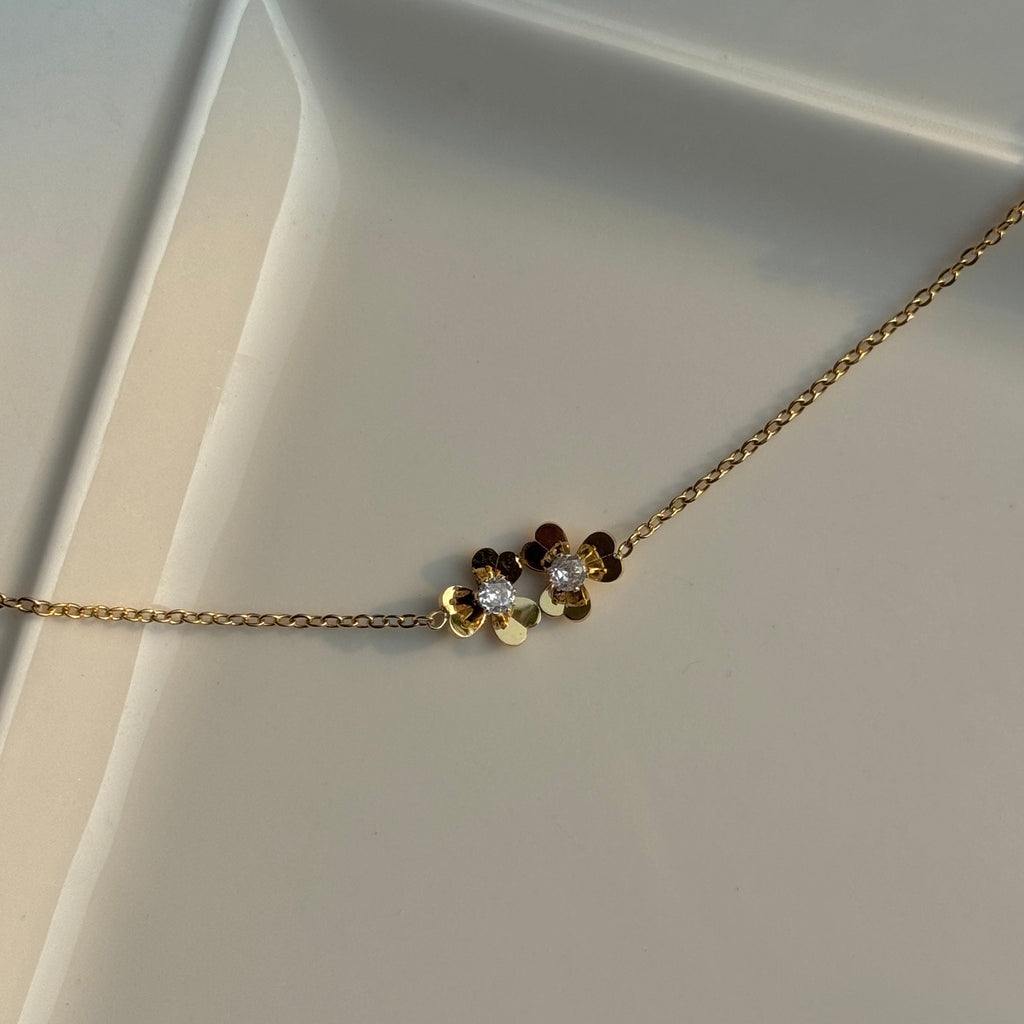 TWIN FLOWER BRACELET