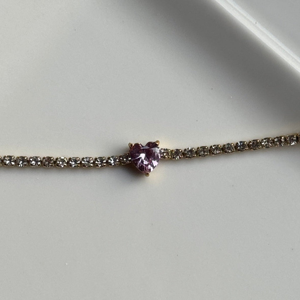 HEART TENNIS BRACELET