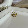 HOLLOW CROSS RING