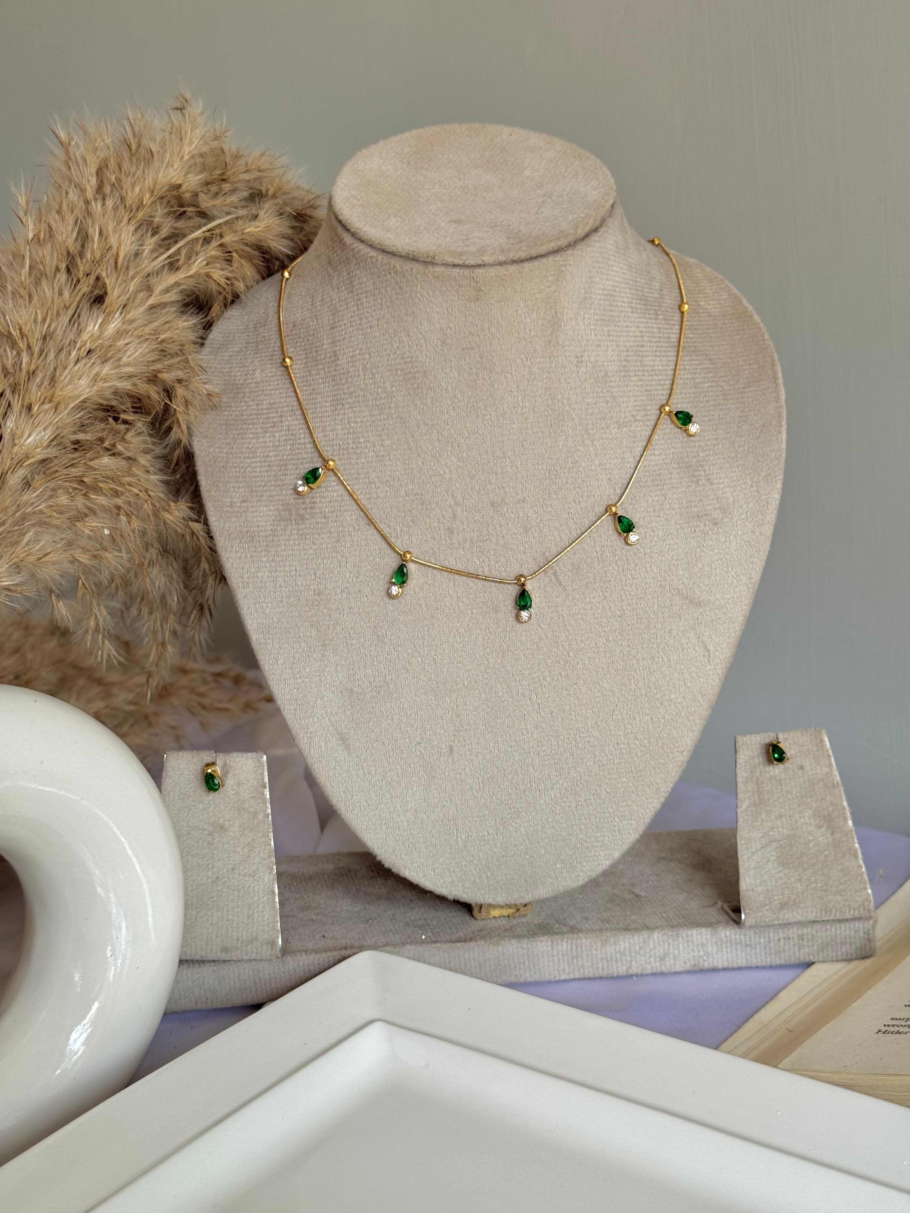 FIONA NECKLACE EARRINGS COMBO