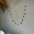 SCARLET EMARALD NECKLACE