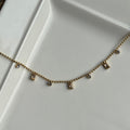 RECTANGLE WHITE STONE BRACELET