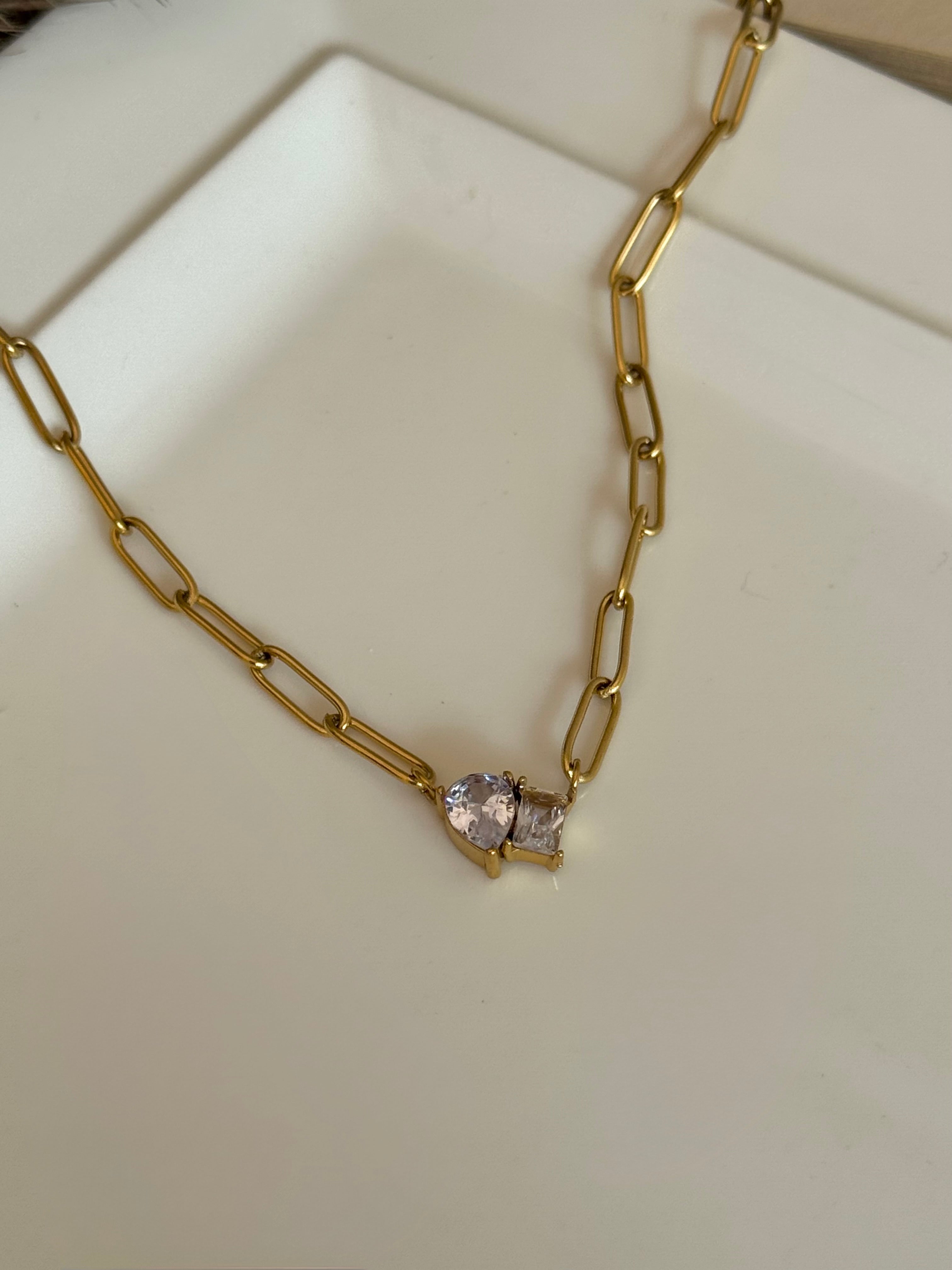 CHAIN TWIN NECKLACE