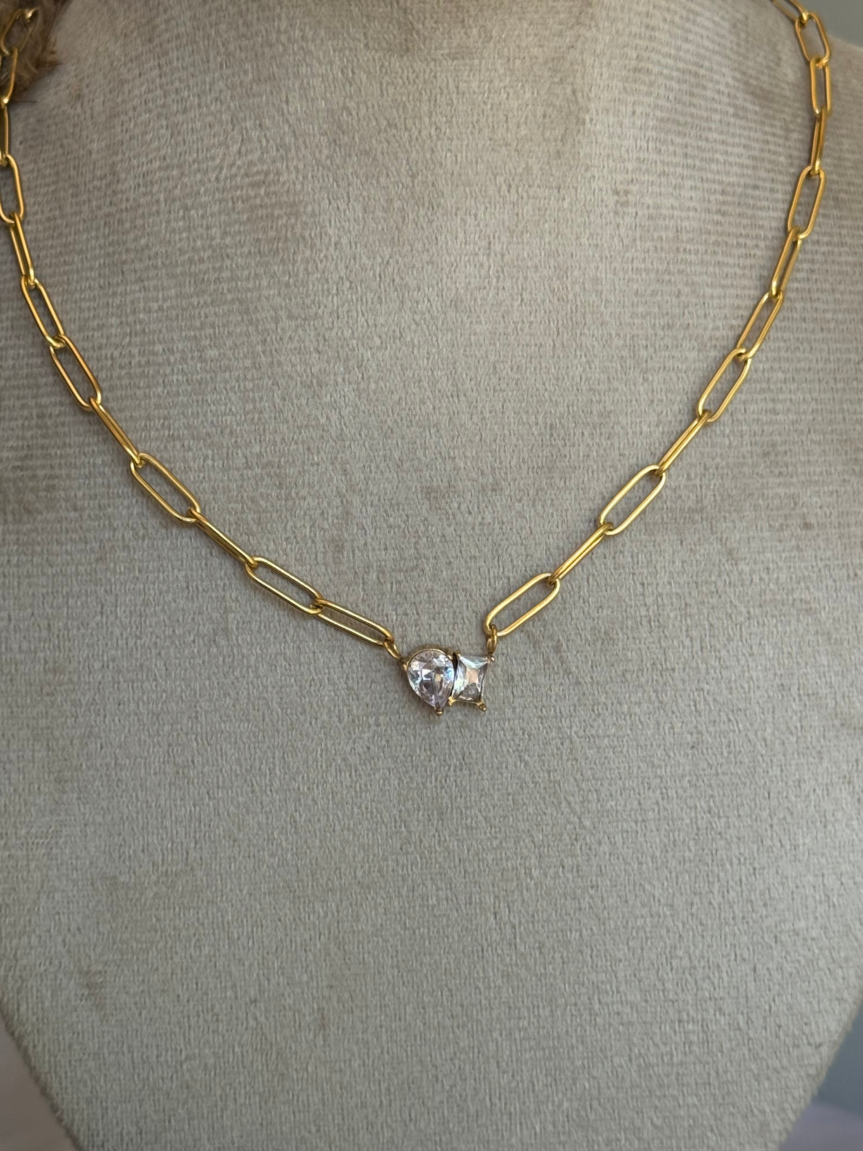 CHAIN TWIN NECKLACE