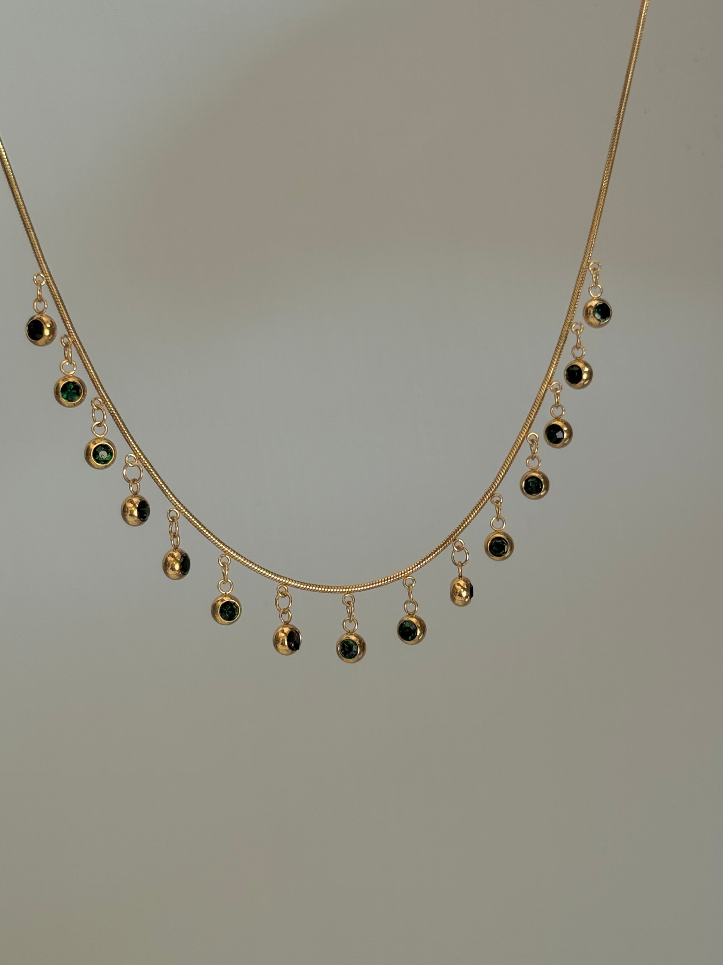 EMARALD STONE NECKLACE