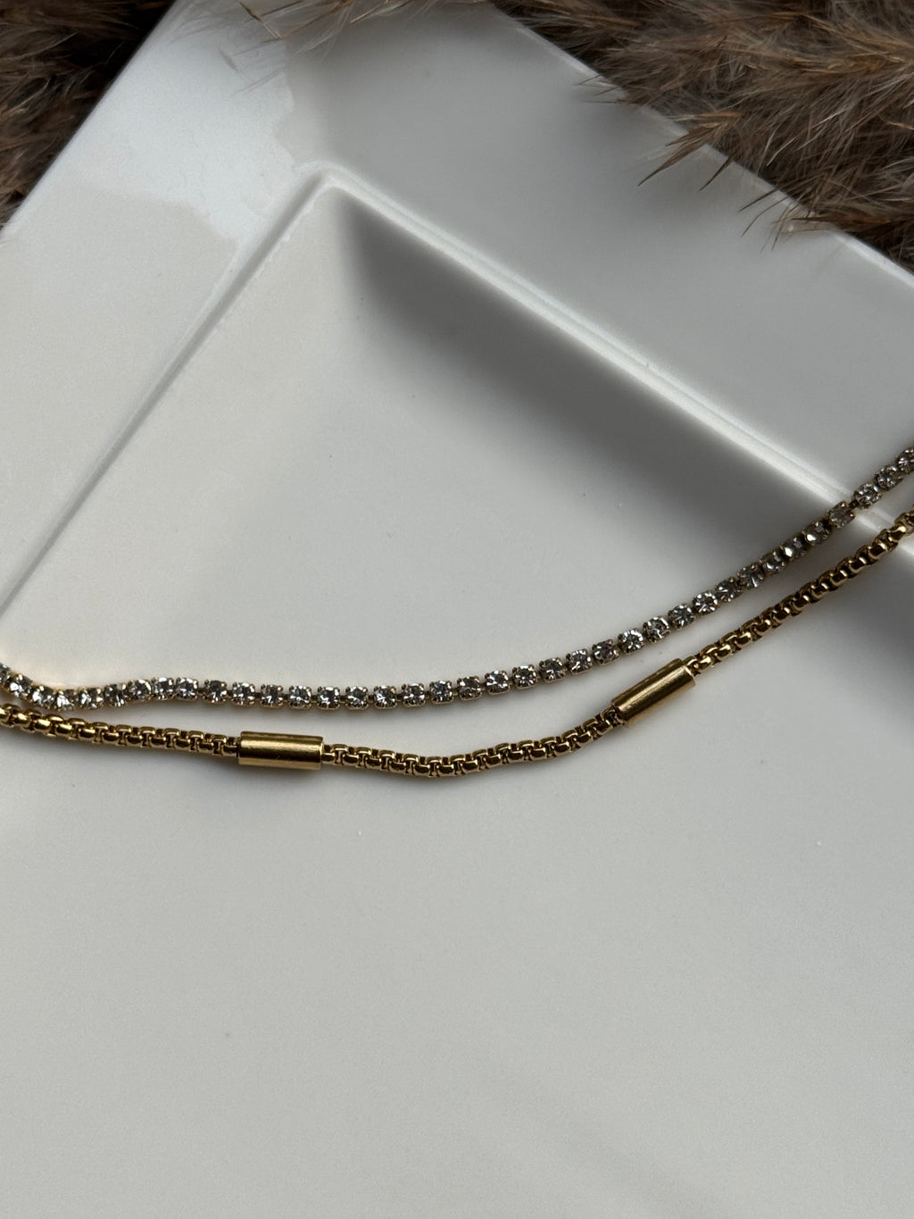 DUAL LAYER TENNIS BRACELET
