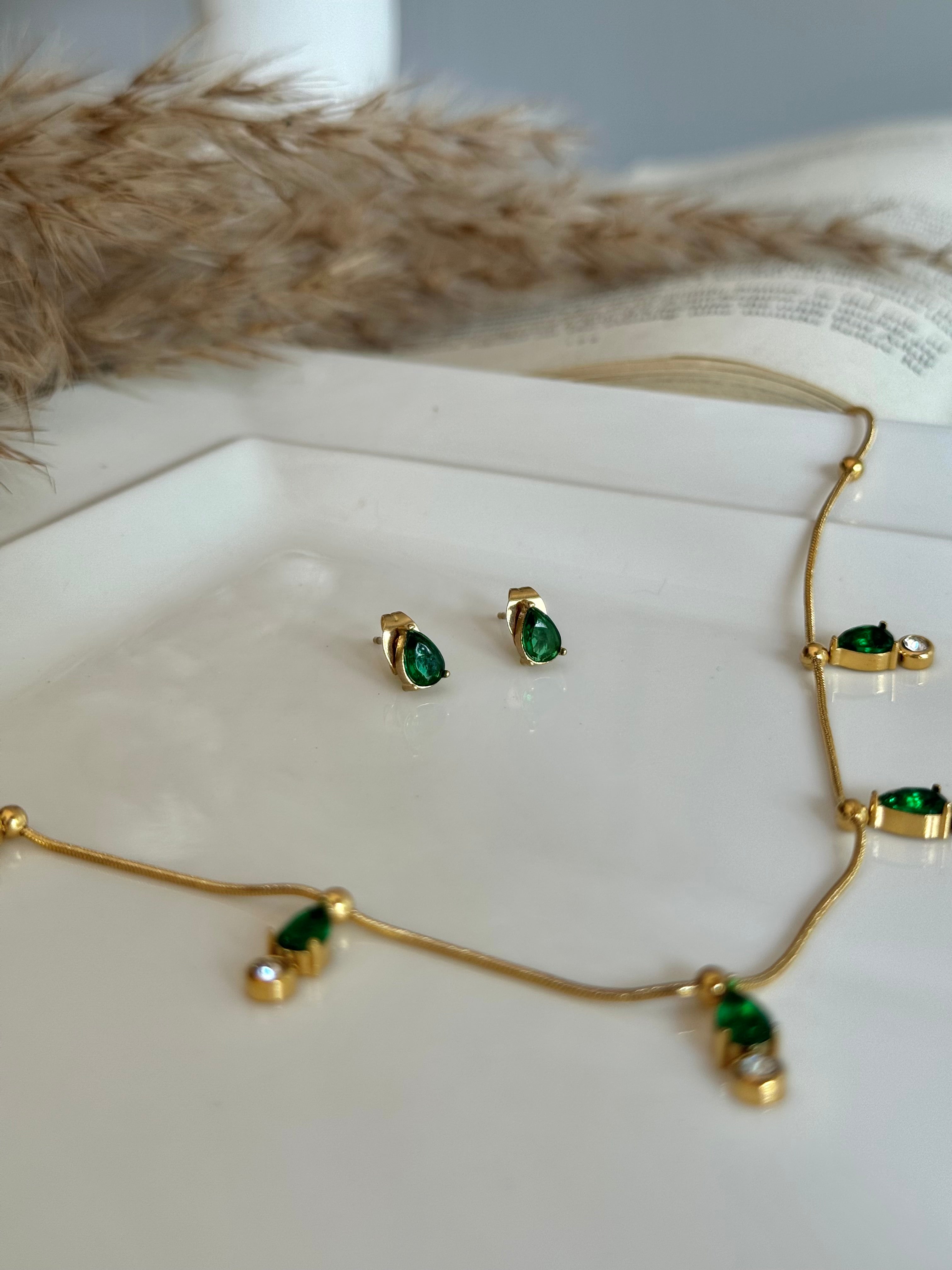 FIONA NECKLACE EARRINGS COMBO
