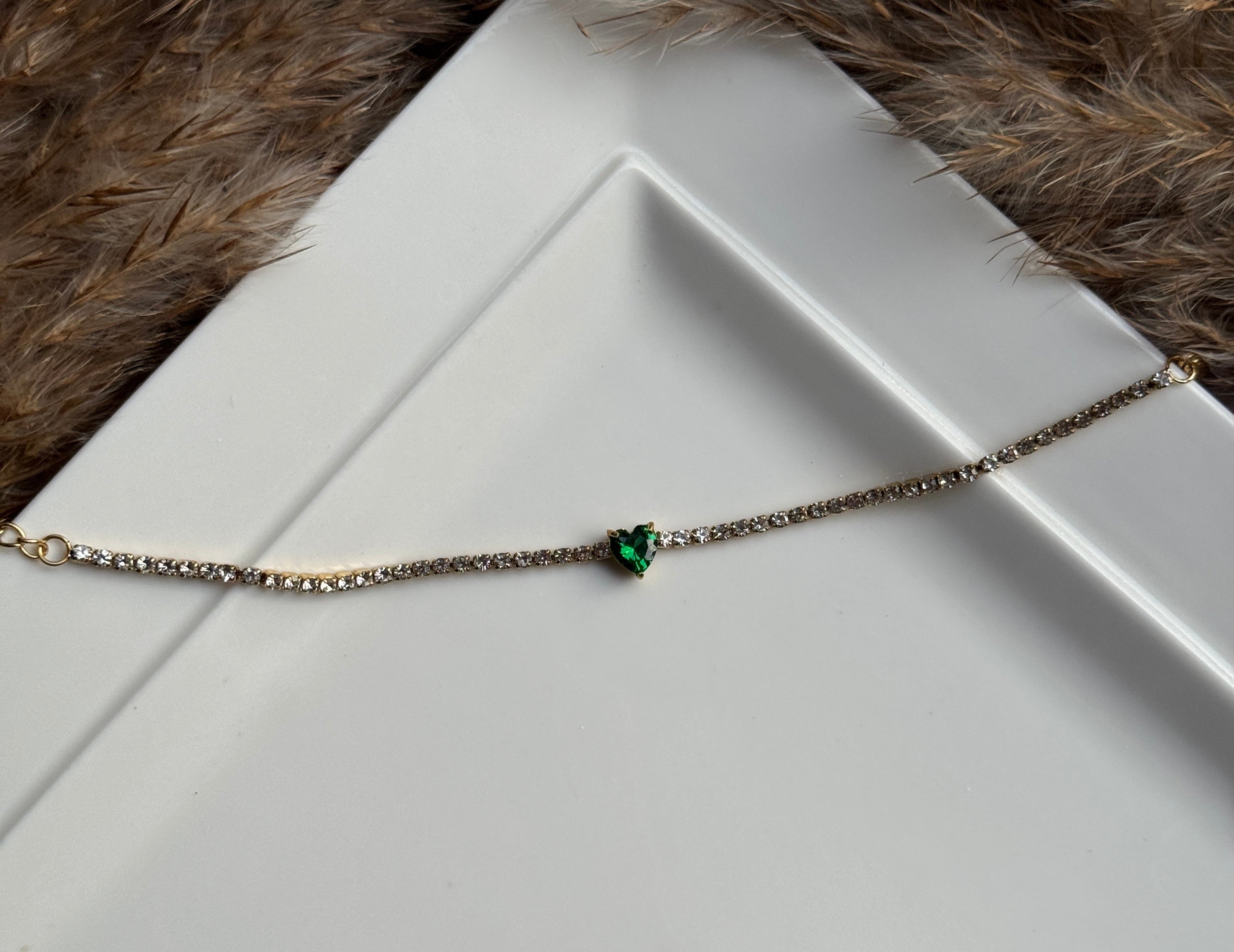 HEART TENNIS BRACELET