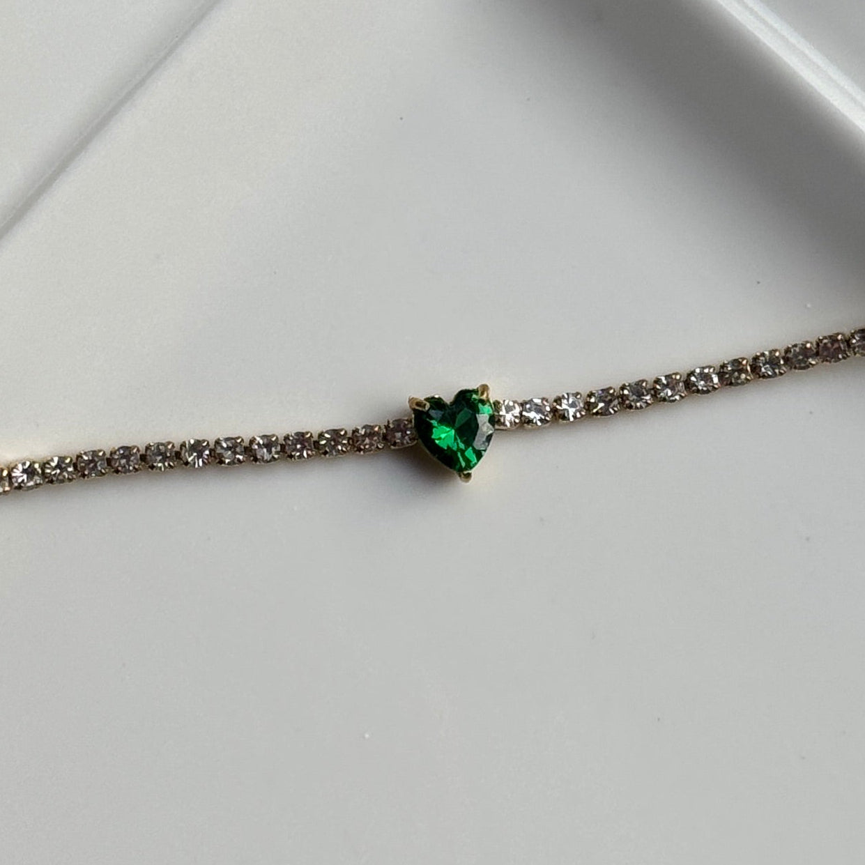 HEART TENNIS BRACELET